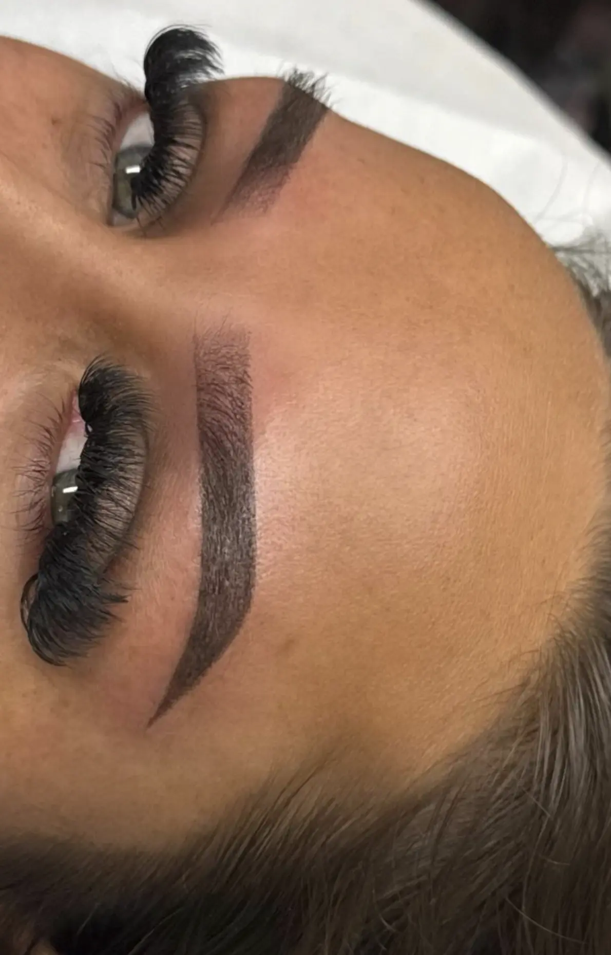 ombre brows for overplucked brows brisbane